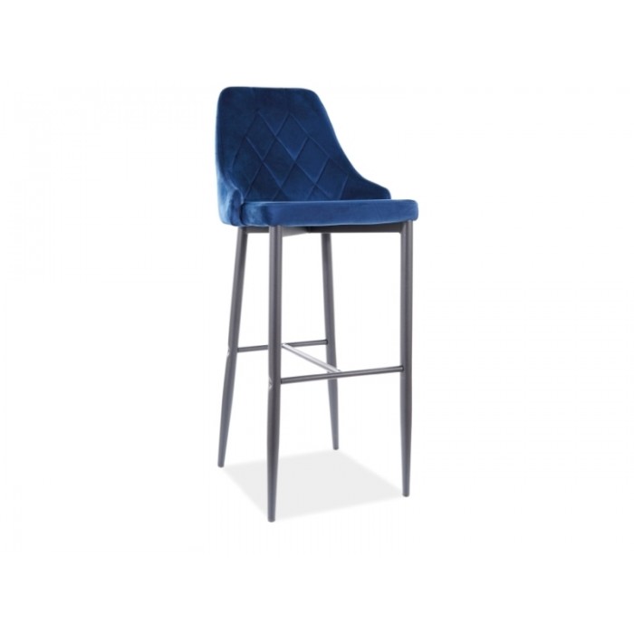 Барный стул Signal TRIX B H-1 (темно-синий/черный)